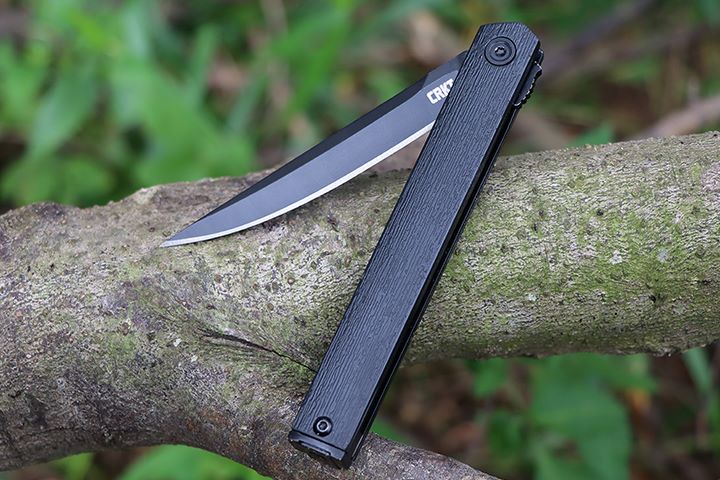 Columbia CRKT 7097 axis black folding camping hunting pocket knife UD417663